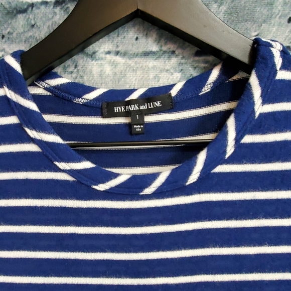 Hye Park and Lune | Navy Striped Dylan Tank Top - Picture 2 of 8